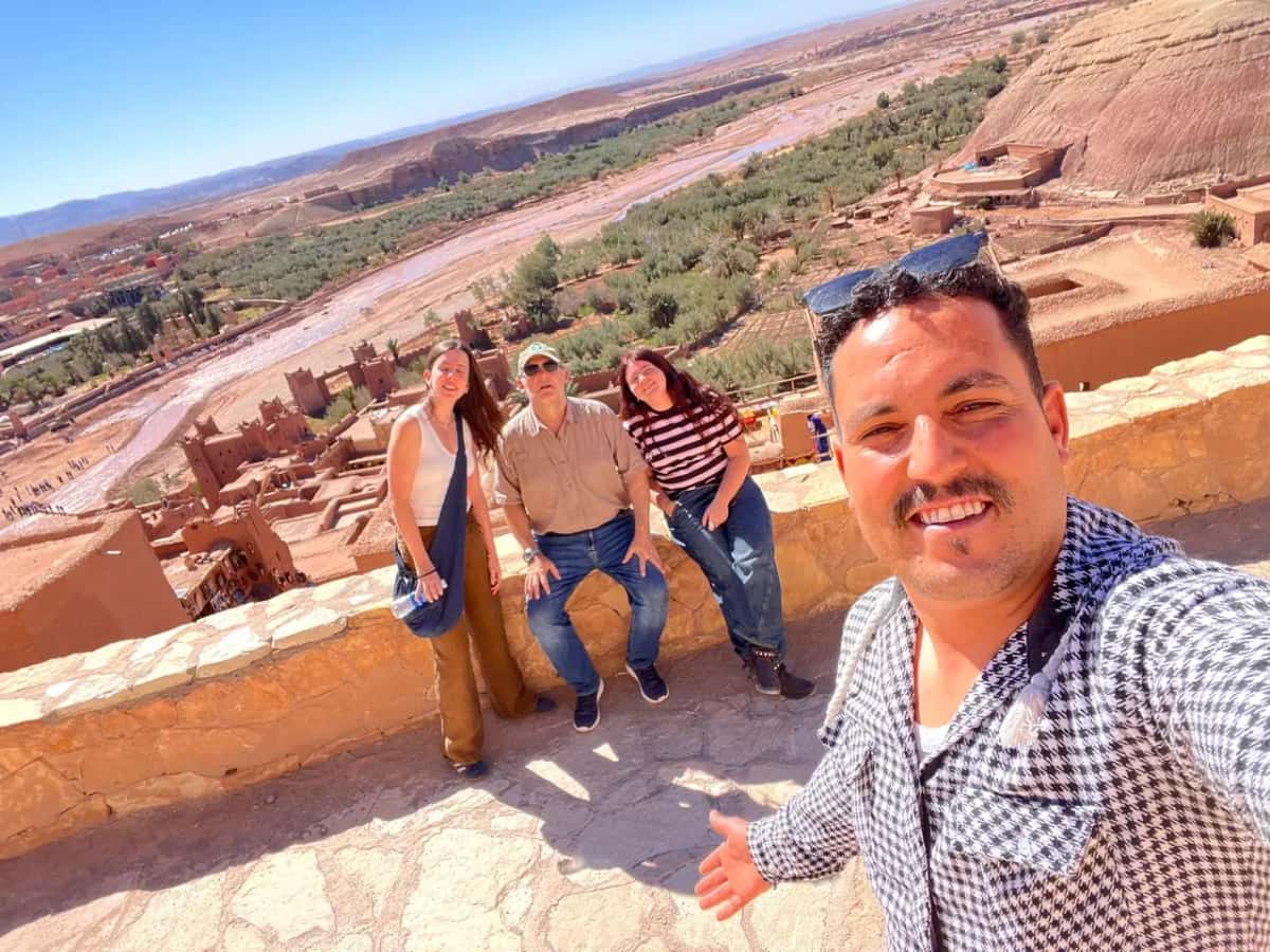 Travelers enjoying a private Morocco tour